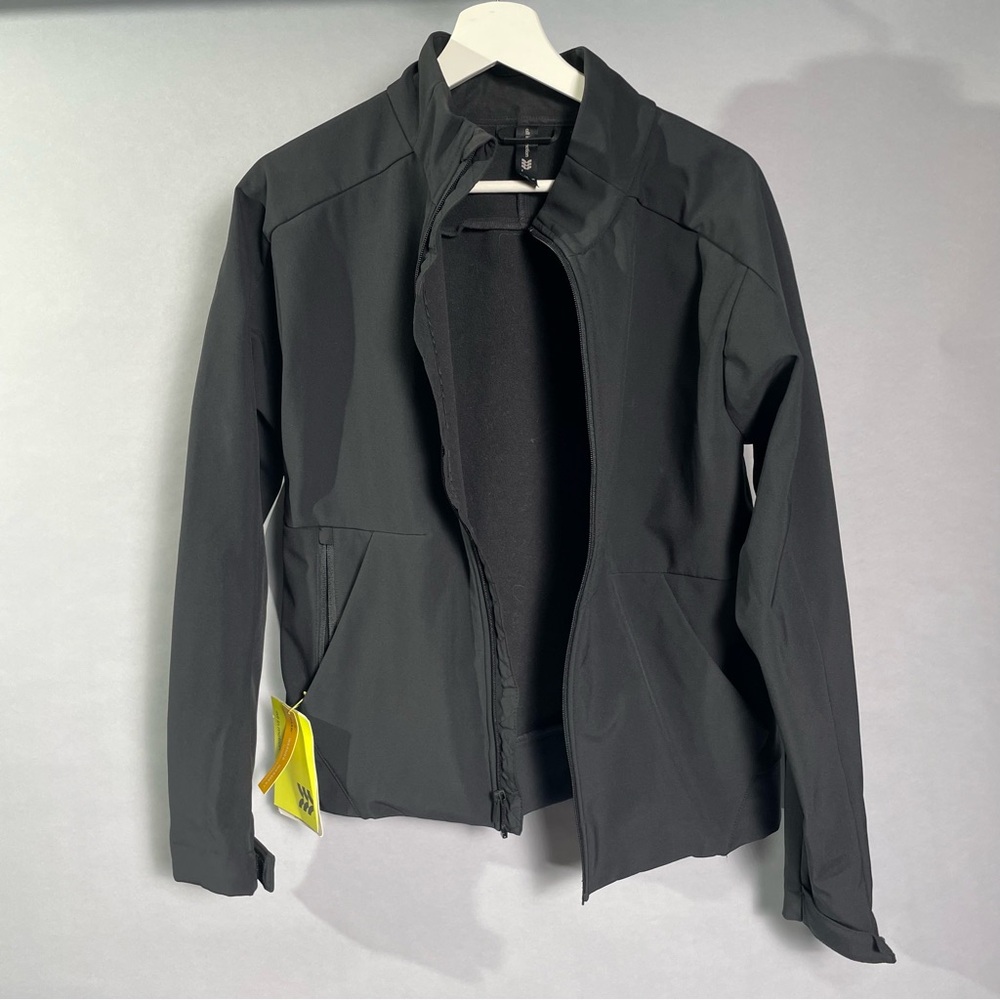 NWT waterproof fleece Black Jacket
